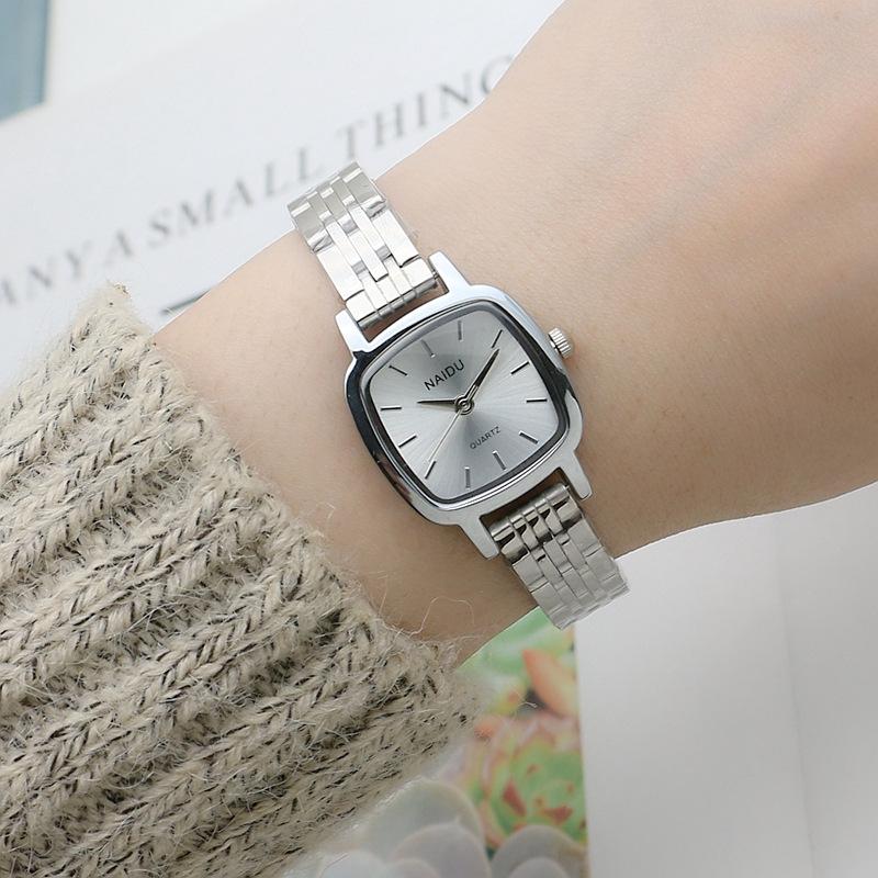 Simple Small Square Dial Women Watches Luxury Stainless Steel Ladies Quartz Watch Female Gift Wristwatches Relojes Para Mujer