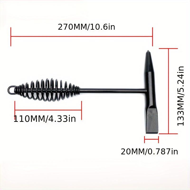 

1 шт. Сварочный молоток для удаления окалины из высокоуглеродистой стали с пружинной рукояткой, удалитель ржавчины, молоток для шлака для сварщика, промышленный ручной инструмент, безопасность