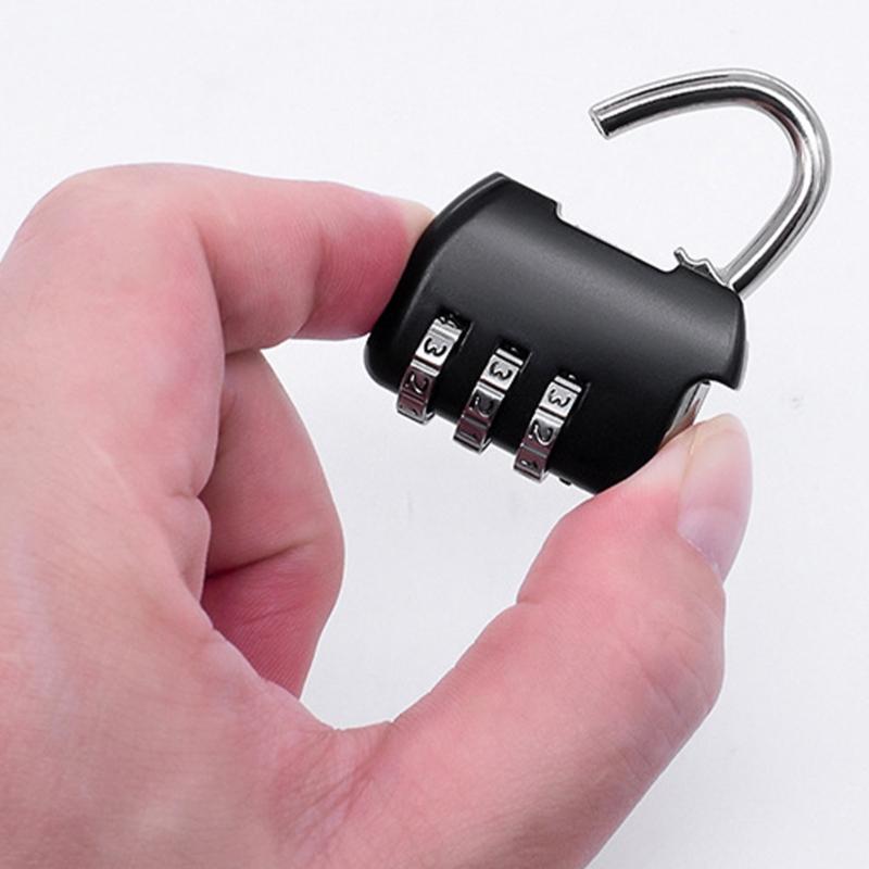 Mała kłódka do plecaków i walizek Zamek do bagażu Przenośny Zabezpieczenie antykradzieżowe dla podróżnika na zewnątrz