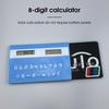 Student Calculator Creative High Accuracy Solar Powered 8-Digit Display Mini Calculator School Supplies