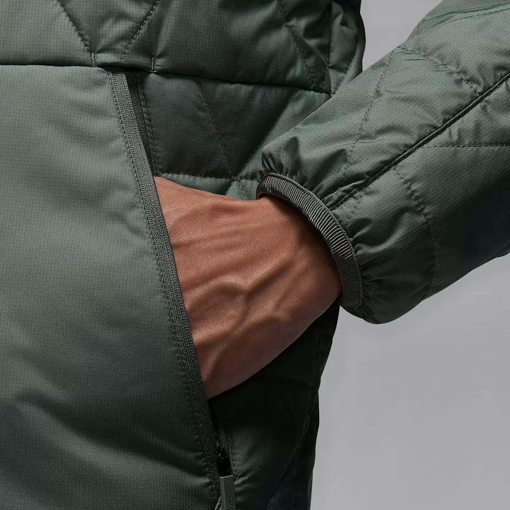 Jordan As M J Tf Sprt Stmt Mdwt Hooded Zipper Solid Color Long Sleeve Cotton Jacket Men jackets FZ3163-351