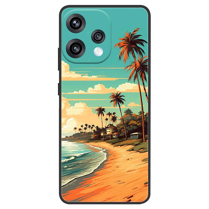 For OPPO Reno 15 Case For OPPO Reno 15C Cover Cute Flower Printing Soft Silicone Cases For OPPO Reno15C Reno15 Coque Fundas