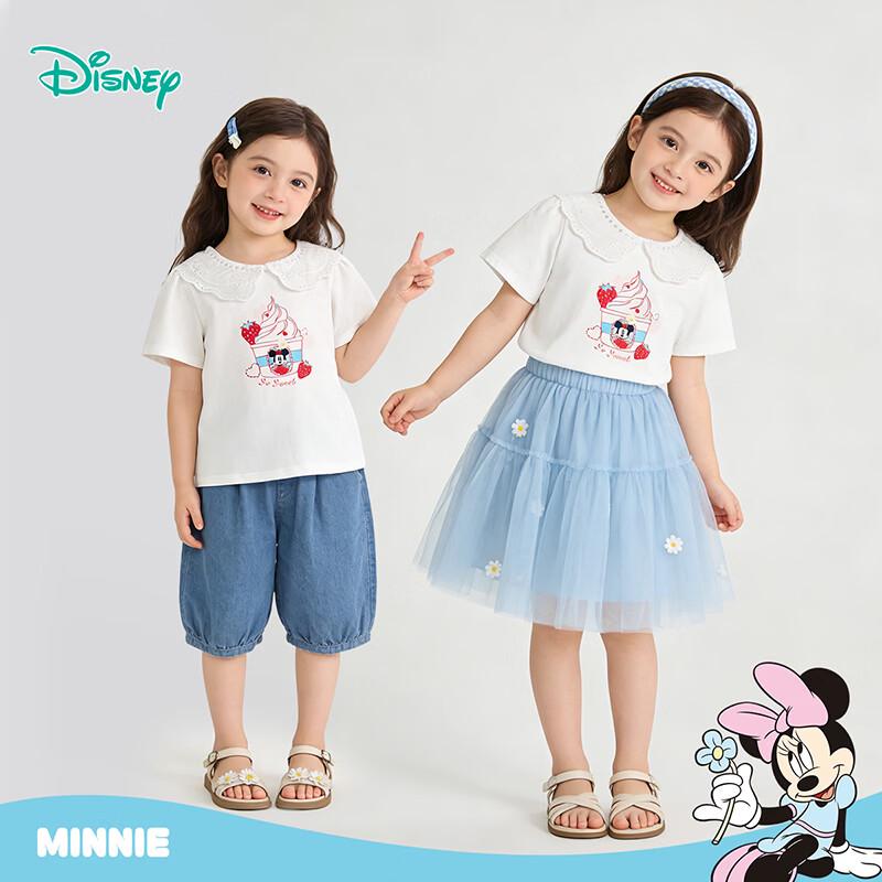 Disney Sweet Minnie Girls' Doll Collar T-Shirt
