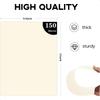 8.5x 11 Cream Art Drawing Paper for Painting Construction Bulk 80gsm Craft Paper for Sketch Doodles Coloring 150 Sheets
