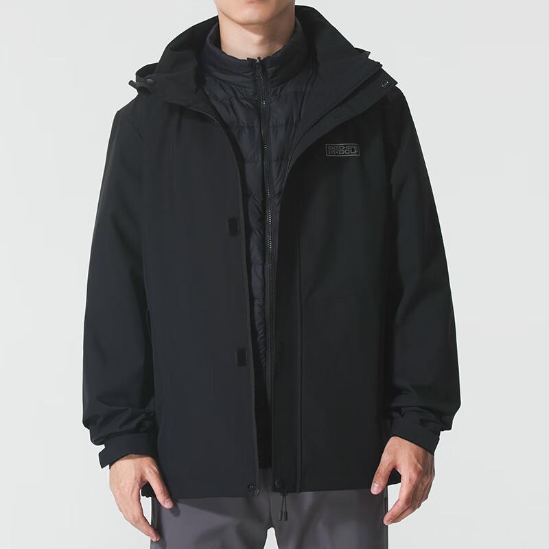 

Skechers Men s Winter Woven Hooded Jacket P425M212-03K8 M
