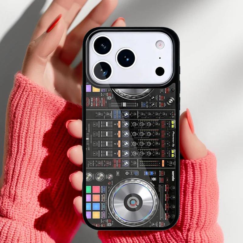 Diy Cover Digital Mixer Dj Turntabl Phone Case for iPhone 17 16 15 14 13 Pro Max Back Cover for 12 11 Pro Coque