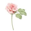 Handmade Knitted Flower Crochet Rose Flowers Artificial Flowers Home Decors Single Rose Flower Gift for Birthday Wedding
