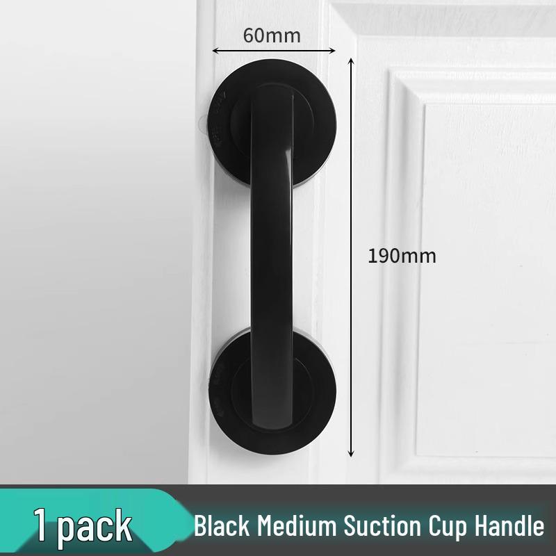 Self-Adhesive Suction Cup Glass Door Handle for Sliding Doors, Cabinets, Drawers, Wardrobes, and Refrigerators