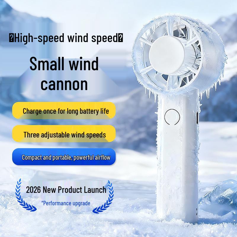 2026 Turbo Portable Mini USB Rechargeable Handheld Fan