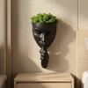 Bohemian Style Decorative Vases Silent Human Face Artistic Face Planter Hanging Planter  Bedroom