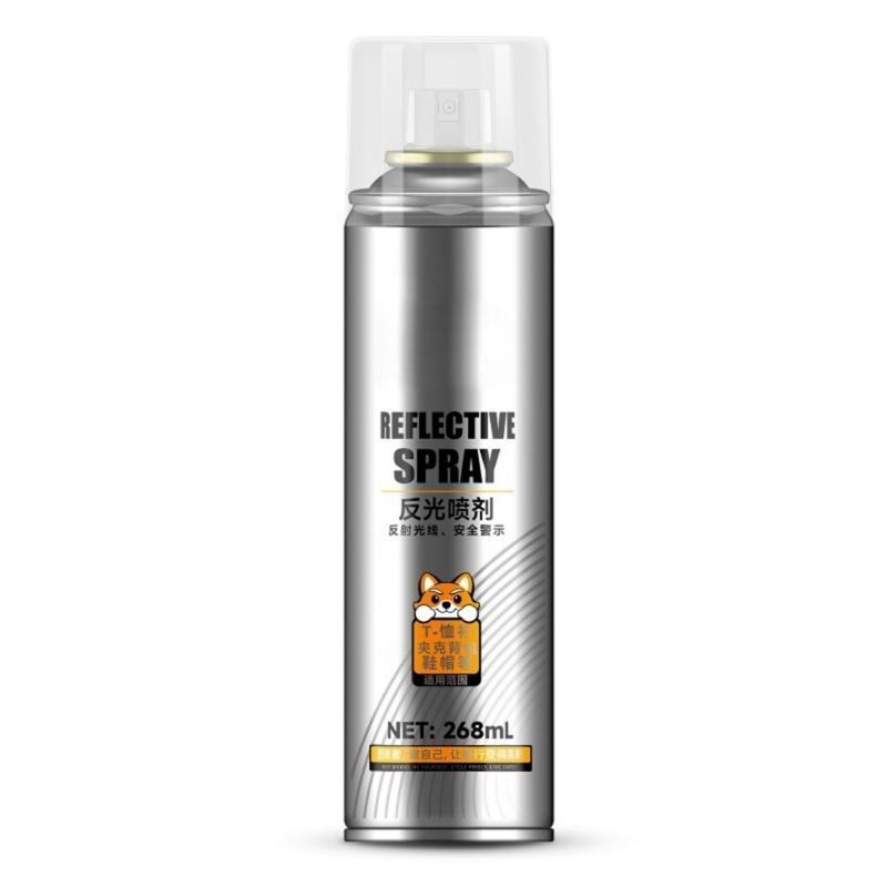 

High Visibility Reflective Safety Sprayed Suitable For Rainy Foggy Conditions Anti Aging Formula 268ml Bike Accessories 1