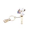 PEANUTS Bag Key Clip Gift Key Holder Bag Charm Snoopy Goods Popular [Three Carat]
