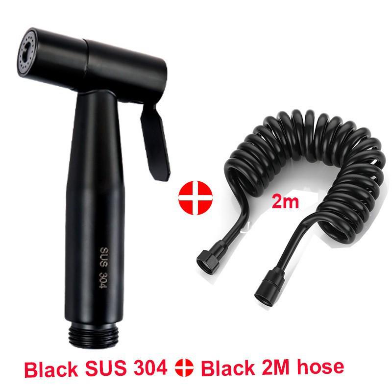 304 Steel Bathroom Toilet Sprayer Set with Faucet Nozzle