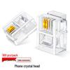 Chuanqin RJ11 Gold-Plated Phone Line Connectors (100 Pack)