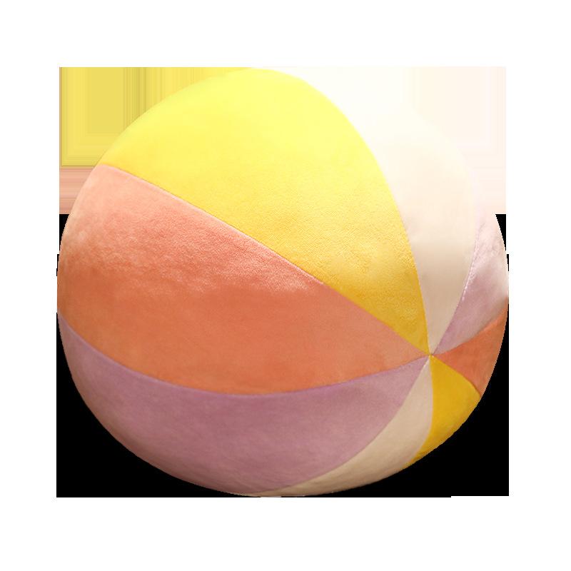 Nordischer Stil Runde Kugel Kissen Samt Sitz Hocker Gefülltes Kissen Raum Sofa Dekor Weiches Kugel Kissen Taille Rücken Kissen