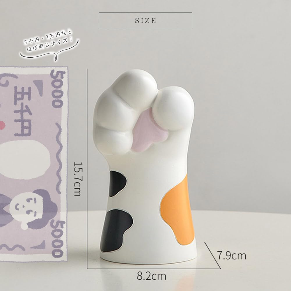 Moin Moin Flower Vase with Cat Paw Design and Other Perfect for Storing Small or As a Decorative Lightweight and Durable Perfect for Interior