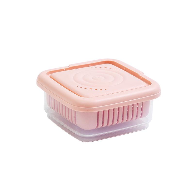 

1 шт. кухонный ящик для хранения фруктов и овощей, холодильник, имбирь, зеленый лук, контейнер для хранения свежих продуктов, органайзер для слива продуктов