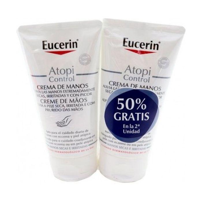 EUCERIN - Crème pour les mains Atopicontrol 2 unités de 75ml