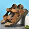Fashion Open From Front Sling Back Summer House Slippers For Men Sport Sandal Men's Shoes For Summer Sneakers Due To Top Grade