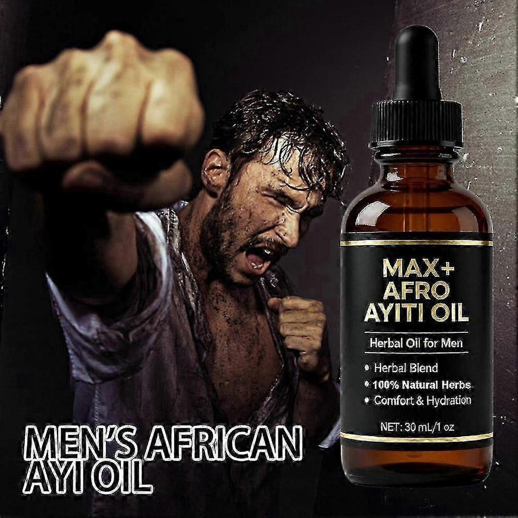3 Stück Trineh Afro Ayiti Öl Natürliches Kräuteröl Für Männer Kräutermischung Feuchtigkeit 30ml