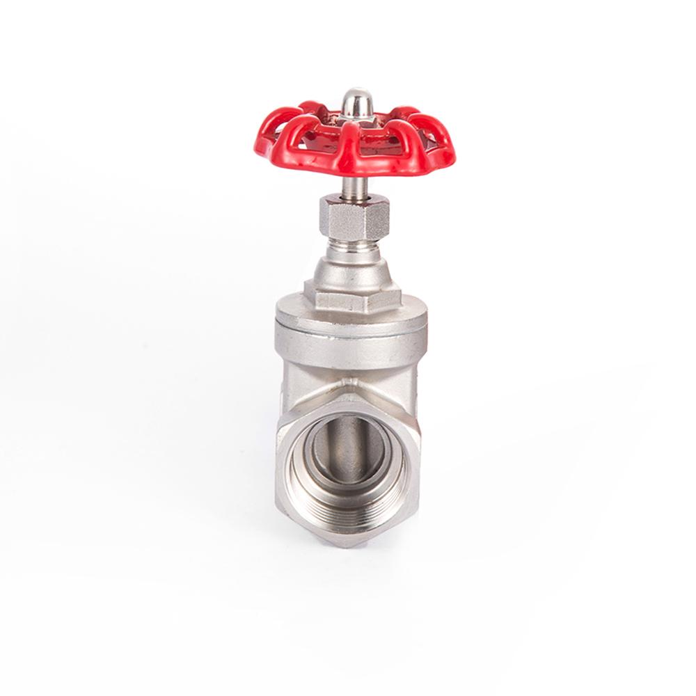 DN15-50 1/2" 3/4" 1" 1-1/4" 1-1/2" 2" BSPT Innengewinde Schieberventil 304 Edelstahl Wasser Gas Öl Haus Garten