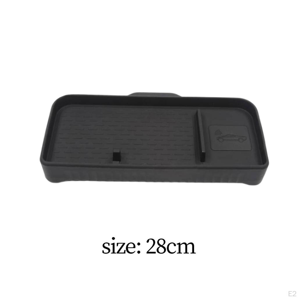 Dashboard Center Console Tray Silicone Professional for Model 3 Y
