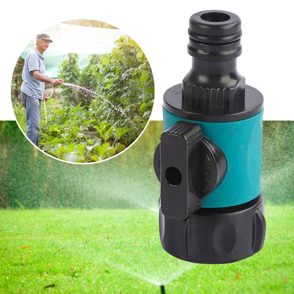 Plastic Valve Water Hose Coupling with Quick Connector 3/4" Female Thread Hose Adapter Switch Drip Irrigation