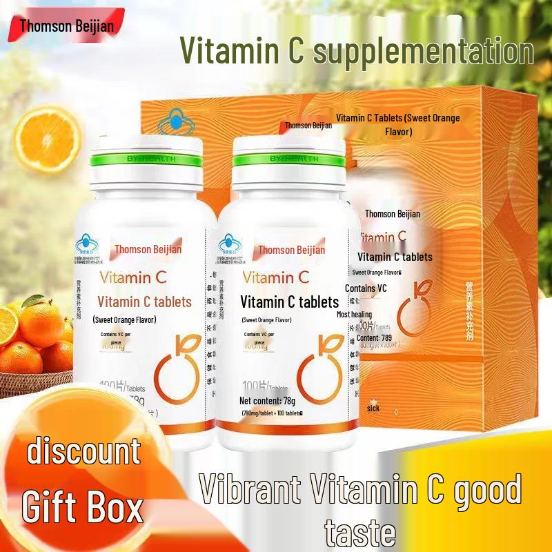 BYHEALTH Sweet Orange Vitamin C Tablets