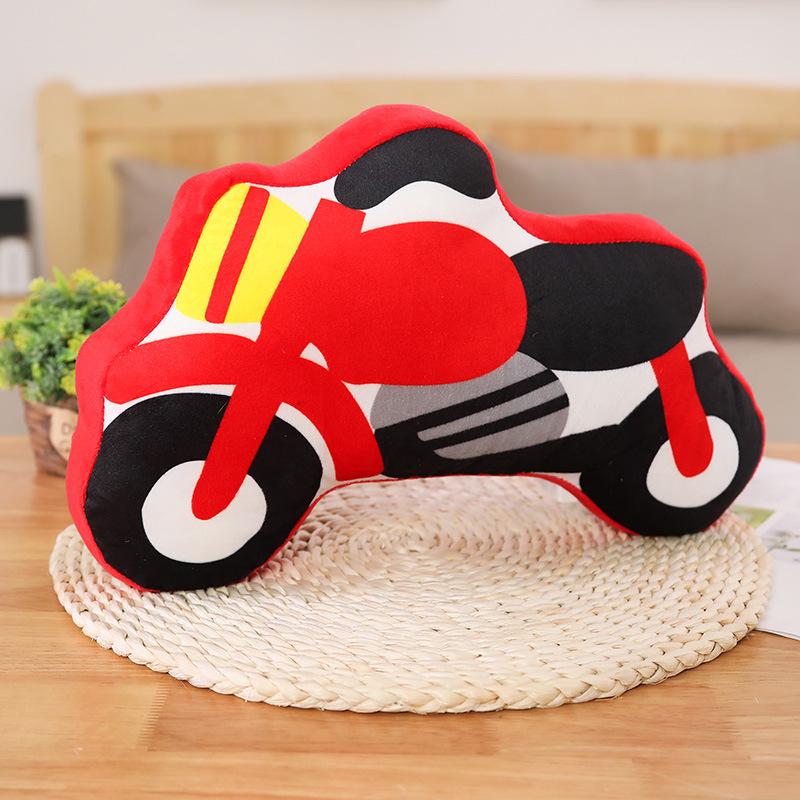 Children Car Pillow Cushion Plush Toy Helicopter Train Fire Truck Doll Ragdoll Boy Girl