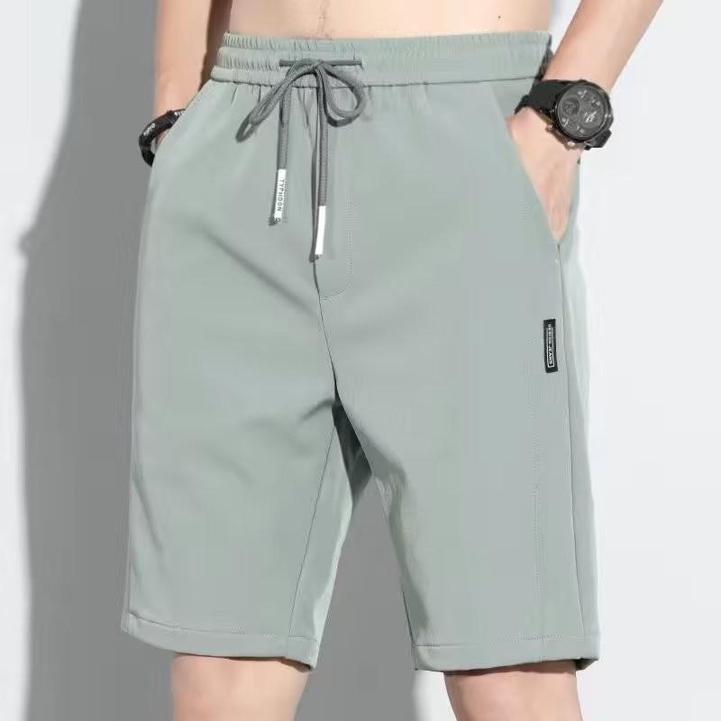 Herren Sommer Slim Fit Koreanischer Stil Eis Seide Atmungsaktive Hose