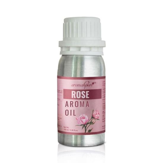 

Aromahpure Rose Aroma Oil | 100ml Undiluted & Natural | Long-Lasting Scent for Aromatherapy, Candle & Soap Making, Diffusers, Room Freshener 100ML