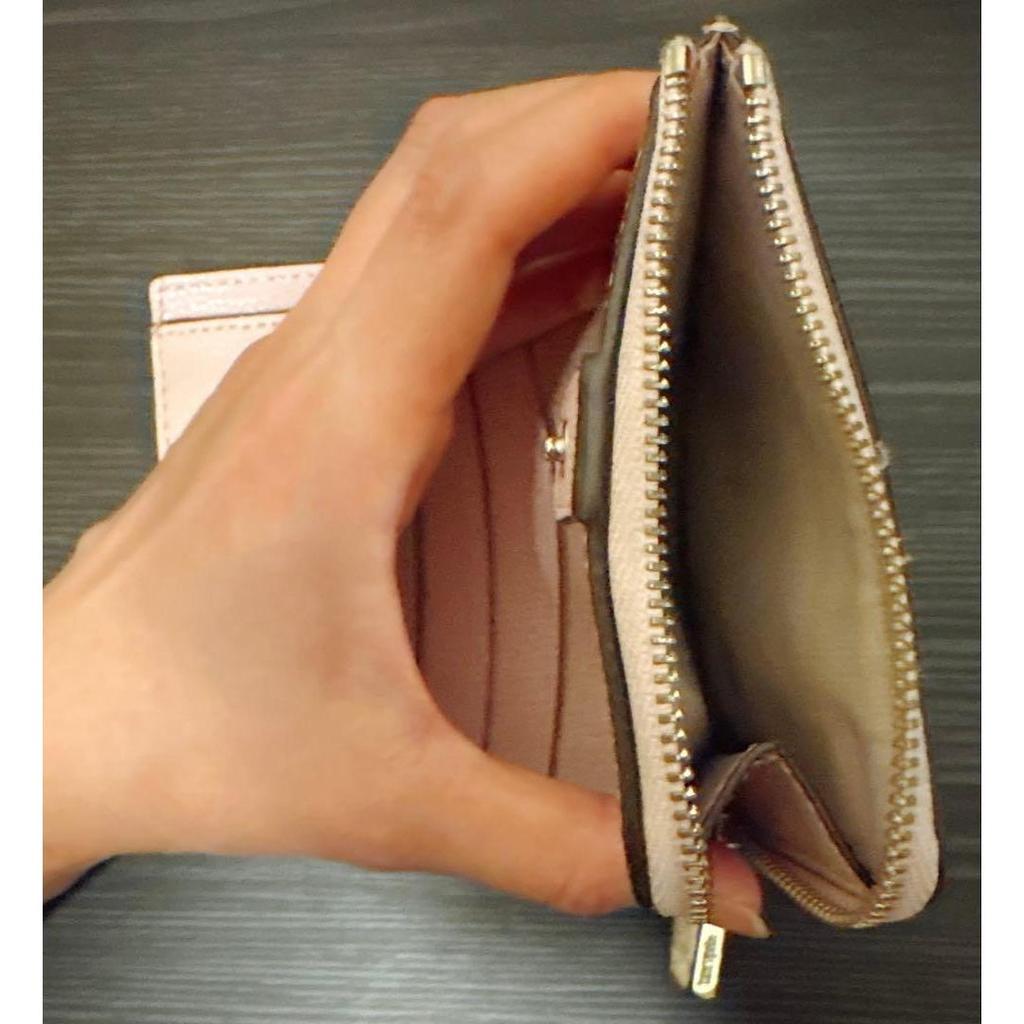 Used kate spade bifold wallet french bulldog
