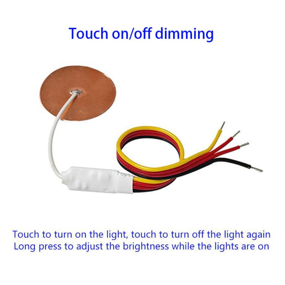 1Pcs Self Adhesive Touch Sensing Module 12V 24V 5V Desk Lamp Switch  for LED Light Strip