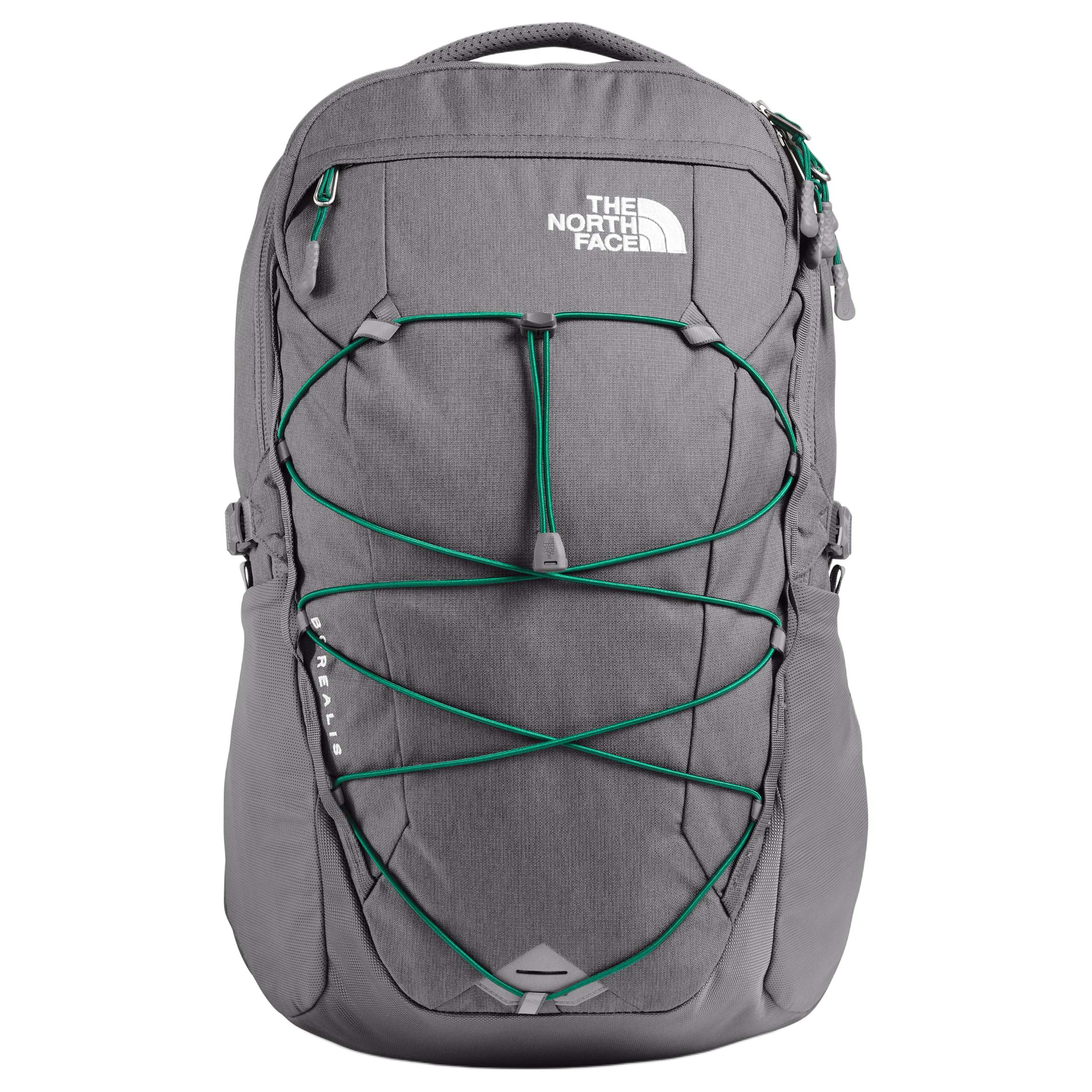 The North Face Borealis 28L Large Capacity Multifunctional Backpack Unisex backpack Zinc-Grey Classic-Green NF0A3KV3-T6Q1 Zinc & Gray & Green