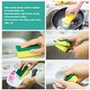 10pcs Kitchen Dish Bowl Washing Sponge Cleaner Cleaning Cloth Rags 10x7x3cm