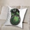 Game Doom Invincible Hero Pillow Case Anti-dustmite Pillowcase Invisible Zipper Silky Short Plush Sofa Cushion Cover