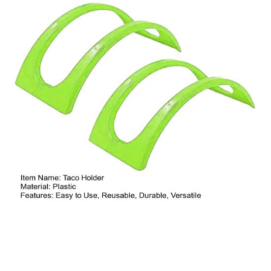 2Pcs Taco Rack Easy To Clean Reusable Taco Holder Durable
