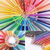 36/48/72 Colored Pencils Adult Coloring Book Professional Coloring Drawing Set Art Coloring Pencils with Roll Up Canvas Bag Artist Students Sketching