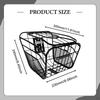 Basket Capacity Metal with Lid Easy Installation Suitable for Shopping Camping Picnic Commuting