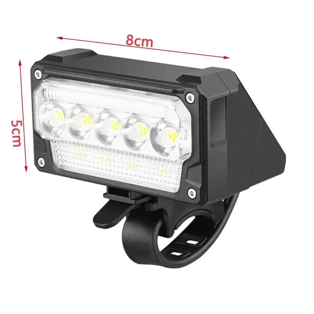 Bike Bicycle Light USB LED Rechargeable Set MTB Road Bike Front Back Headlight Lamp Flashlight Cycling Light Cycling Accessories