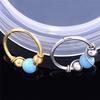 Stainless Steel Nose Ring Turquoise Nostril Hoop Nose Earrings Piercing Jewelry