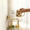  2/3 Tiers Kitchen Countertop Organizer Plastic Storage Rack Large Capacity Drying Cup Holder Tea Coffee Mug Shelf
