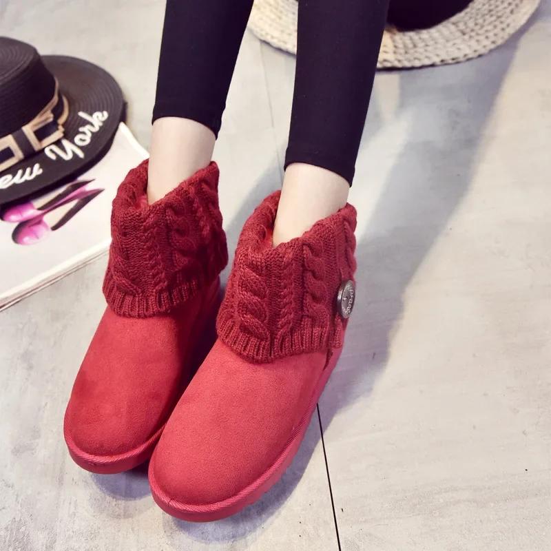 Fashion Ladies Booties Snow Boots Winter 2024 Elegant With Low Heels Comfrtable Footwear Female Ankle Shoes Comfortable Hot Chic Furry