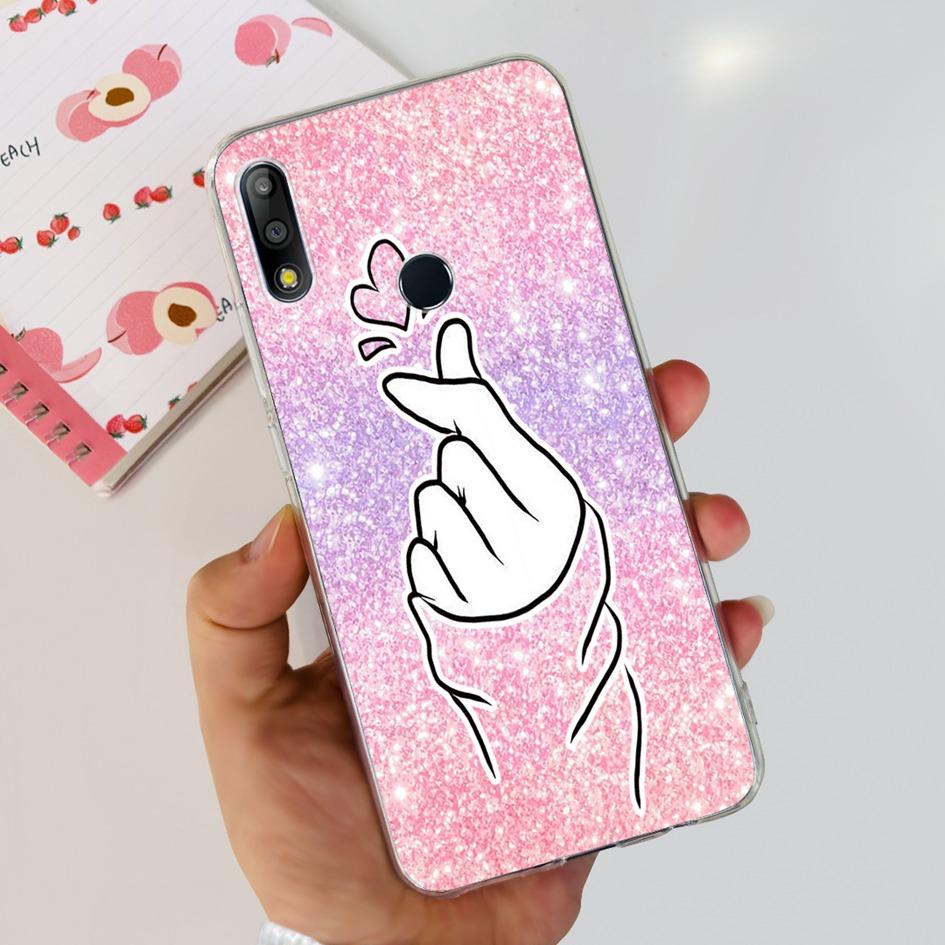 For Asus ZenFone Max Pro M2 Case ZB631KL ZB633KL Luxury Marble Bumper Soft Clear Silicone Phone Back Cover For Asus X01BDA Capas