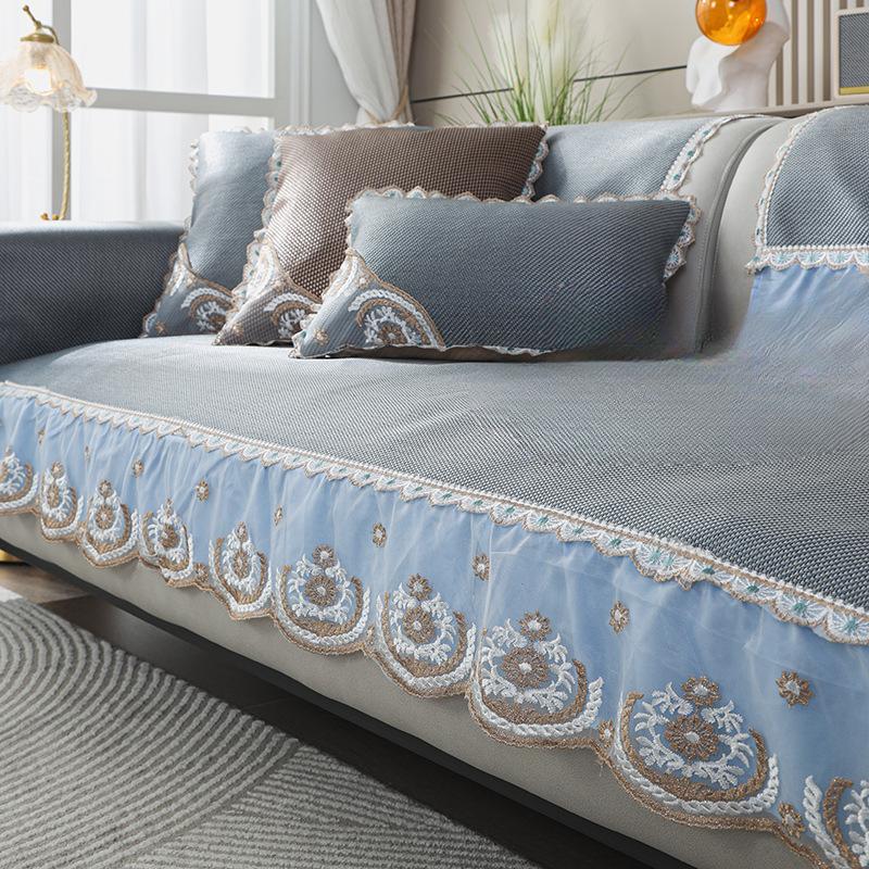 

Охлаждающая подушка для дивана из ротанга, летняя, летняя, ледяной шелковый коврик из ротанга, нескользящий коврик, кожаный чехол для дивана, нескользящая подушка для сиденья 60*60