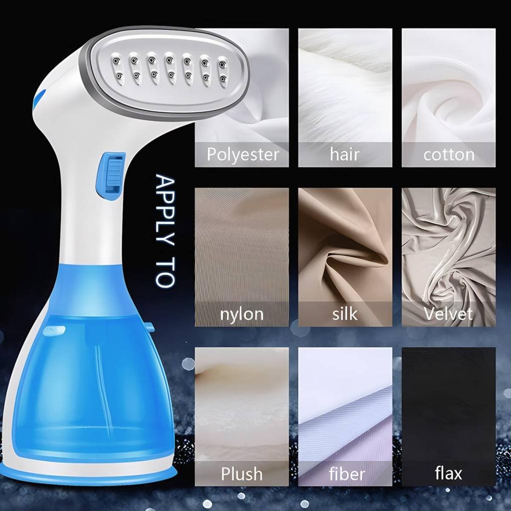 Napařovací žehlička na oděvy Ruční napařovač oděvů 1500W Mini přenosný cestovní domácí odstraňovač vrásek na textilu 15s Rychlé zahřátí