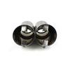 For VW Golf 4 Bora Jetta Dual Stainless Steel Exhaust Tailpipes Muffler Tips High Polish Car Performance Enhancement