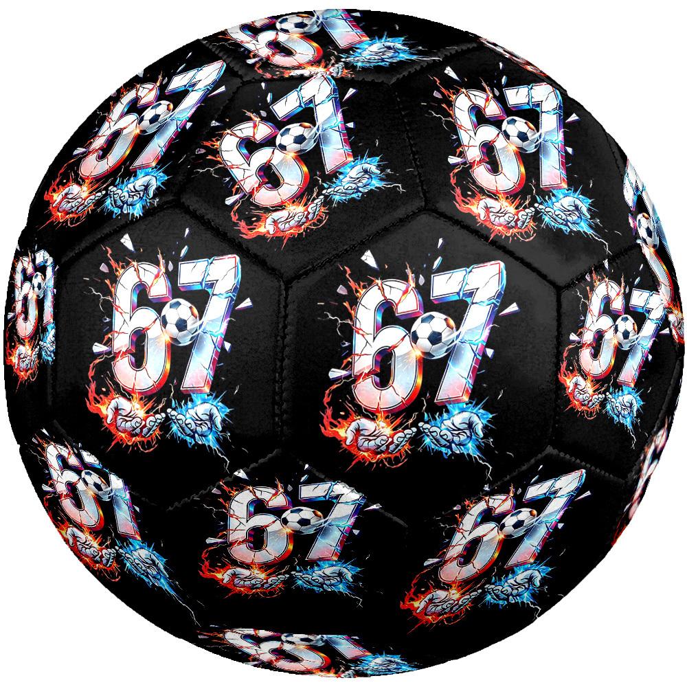 1pc Soccer Fire Ice Size 5 Soccer Ball Professional Match Training Football Indoor &Outdoor Sports Ball Lightweight Durable C6572