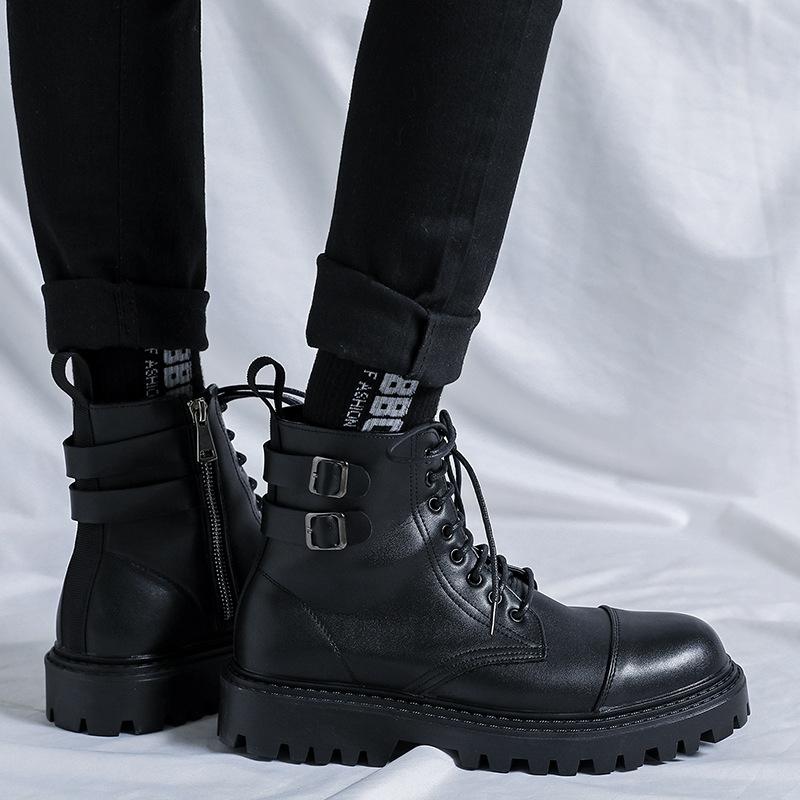 Ботинки Martin мужские универсальные высокие ботинки мужские модные туфли средние туфли — фото 4