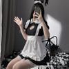 Sex lingerie uniform seduction lace cosplay sexy love pussy maid maid set one piece